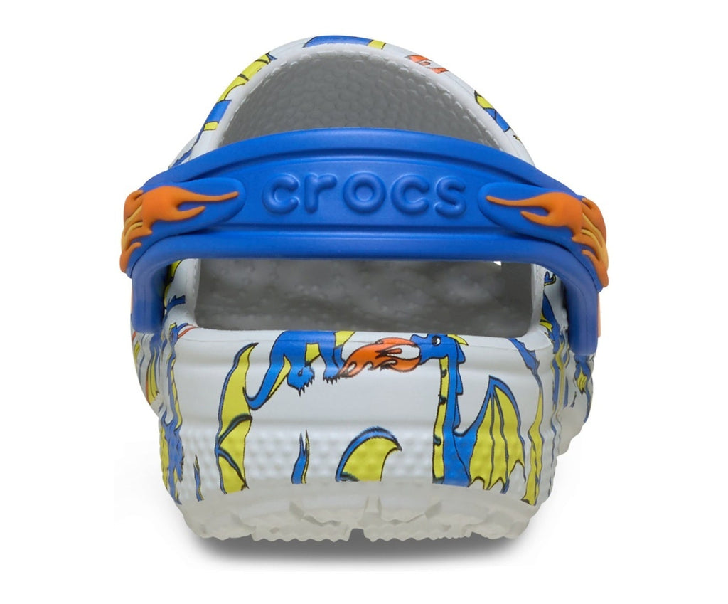 Classic Dragon Graphic Atmosphere Toddler Clog
