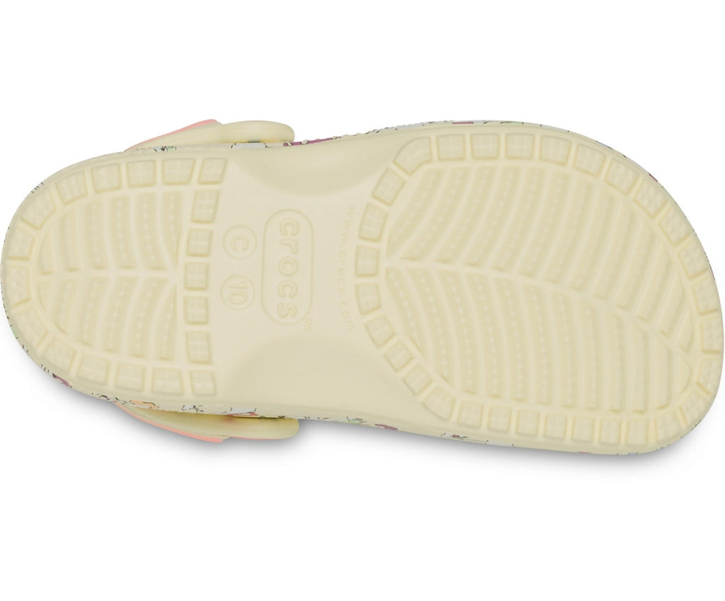 Classic Unicorn Graphic Yellow Light Toddler Clog