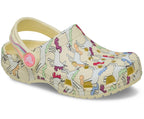 Classic Unicorn Graphic Yellow Light Toddler Clog