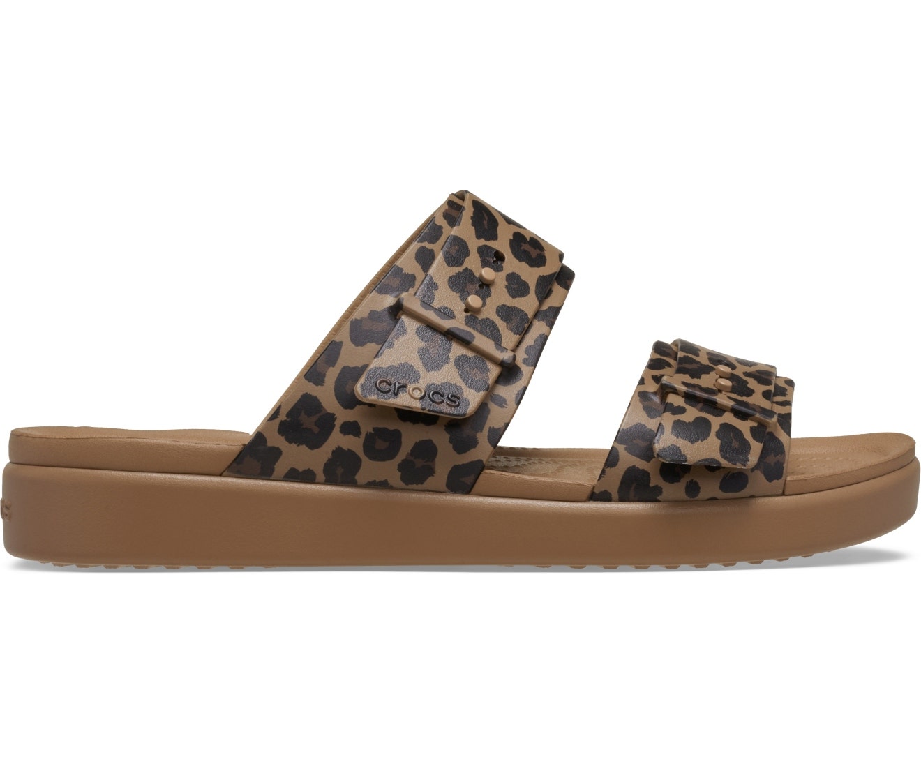 Brooklyn Animal Buckle Low Low Sepia/Leopard Women Sandal