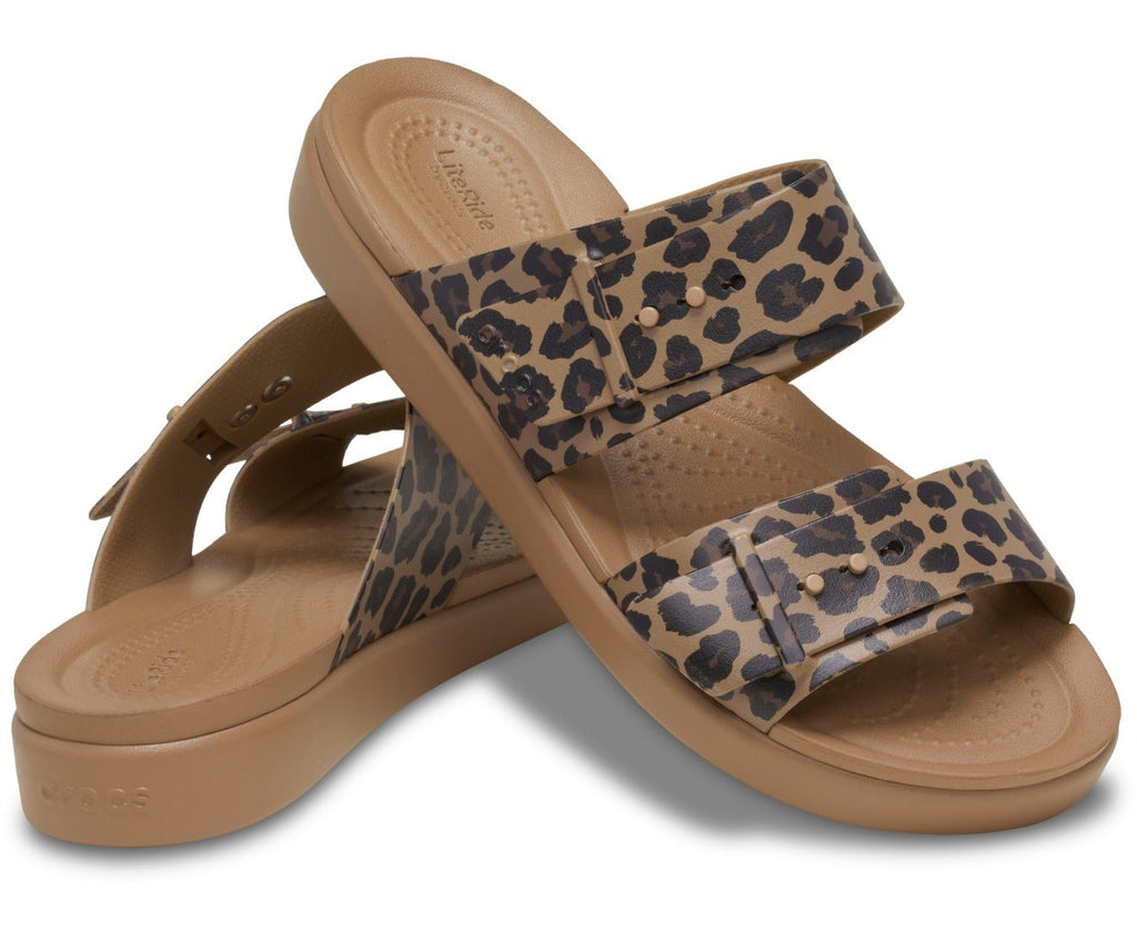 Brooklyn Animal Buckle Low Low Sepia/Leopard Women Sandal
