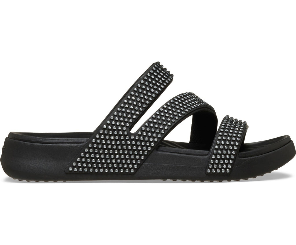 Getaway Gems Strappy Women Black Sandal