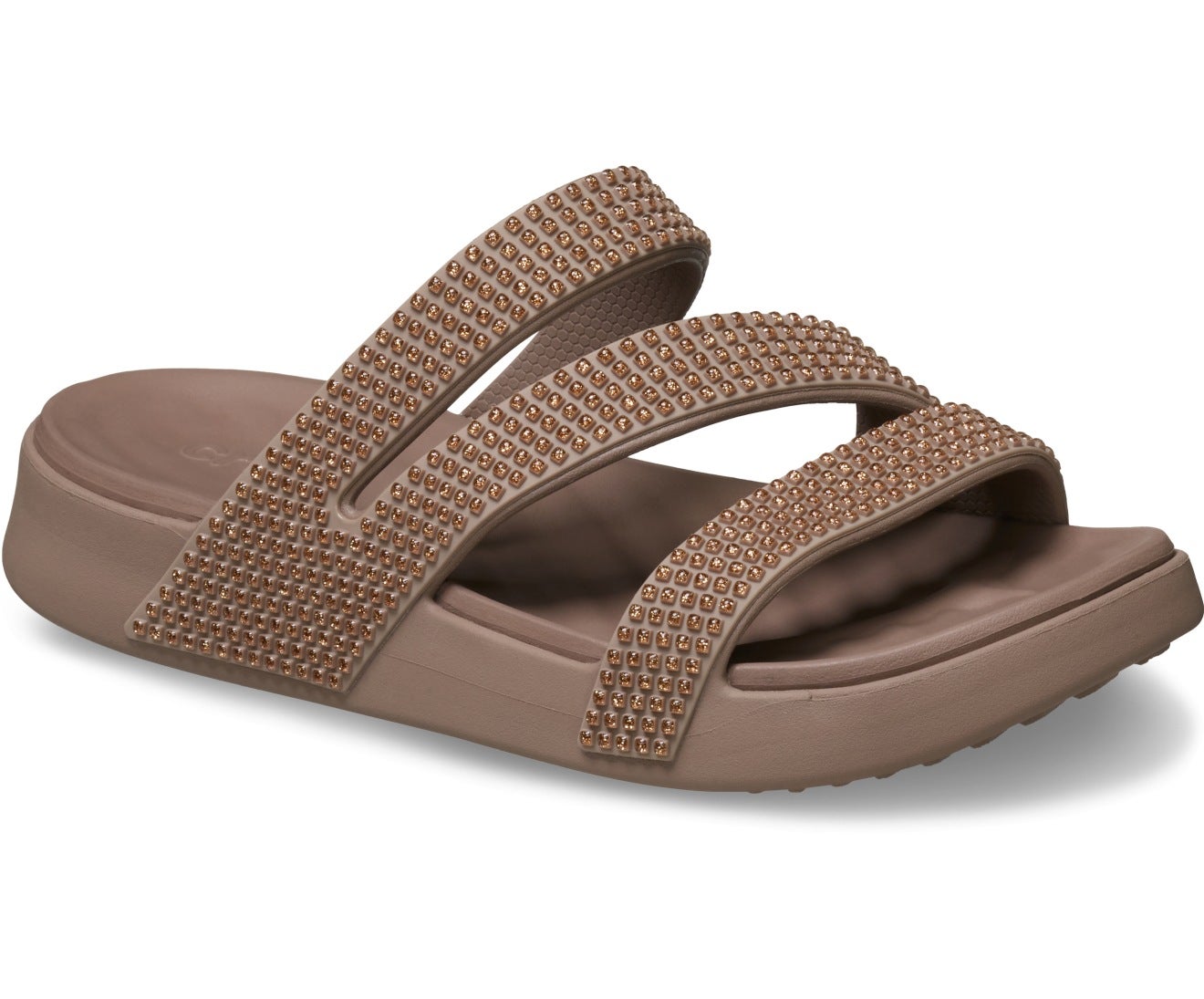 Getaway Gems Strappy Women Latte Sandal