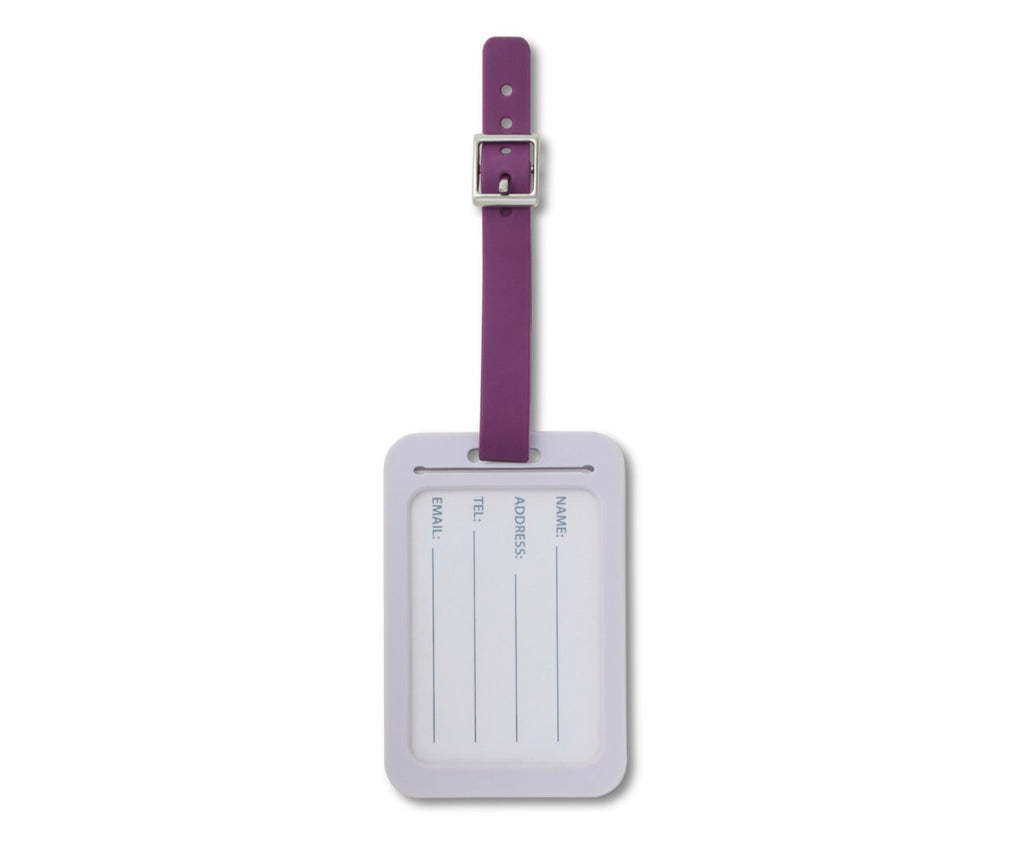 Rectangle Luggage Tag Purple
