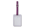 Rectangle Luggage Tag Purple