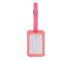 Rectangle Luggage Tag Pink
