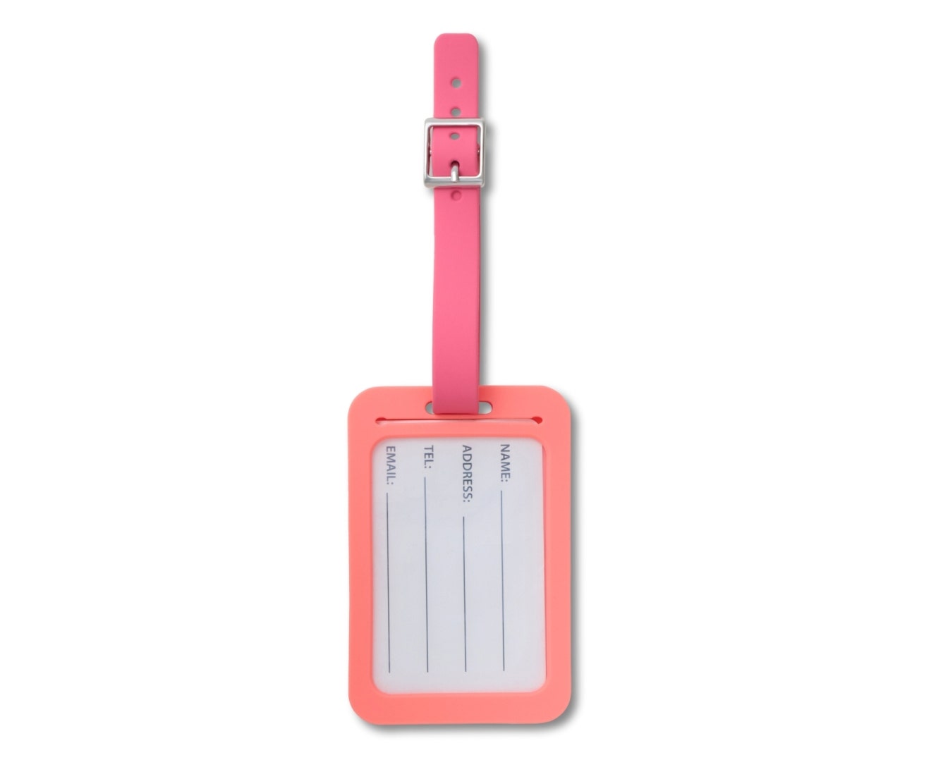 Rectangle Luggage Tag Pink