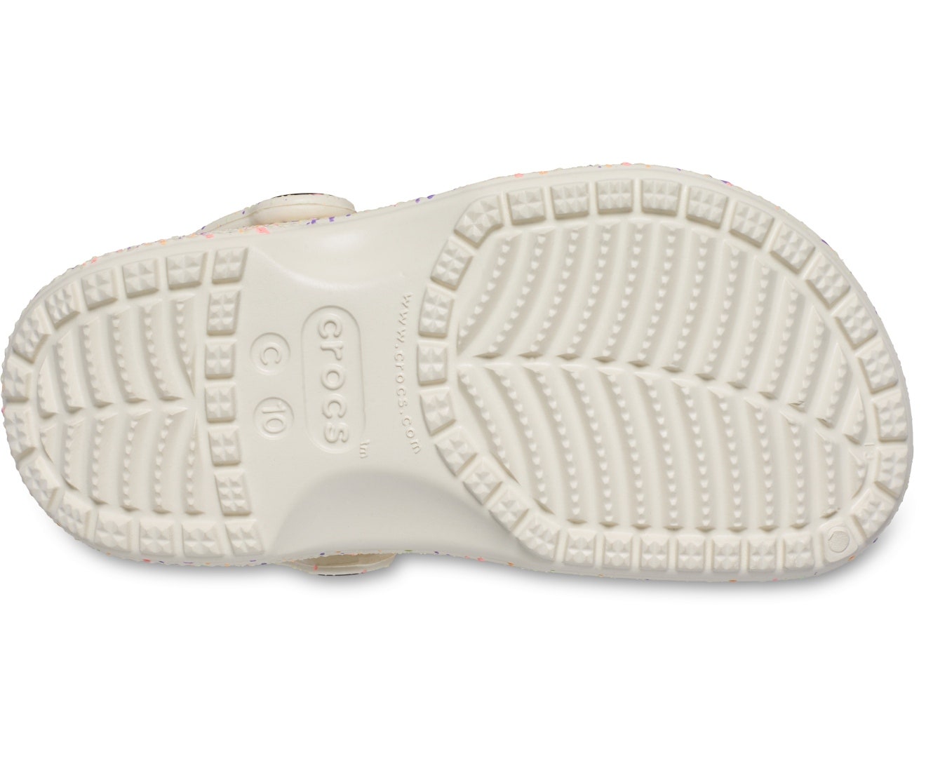 Classic Glow Paint Splatter Summit White/Multi Toddler Clog