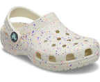 Classic Glow Paint Splatter Summit White/Multi Toddler Clog