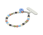 Playful Bead Phone Chain Blue/Multi