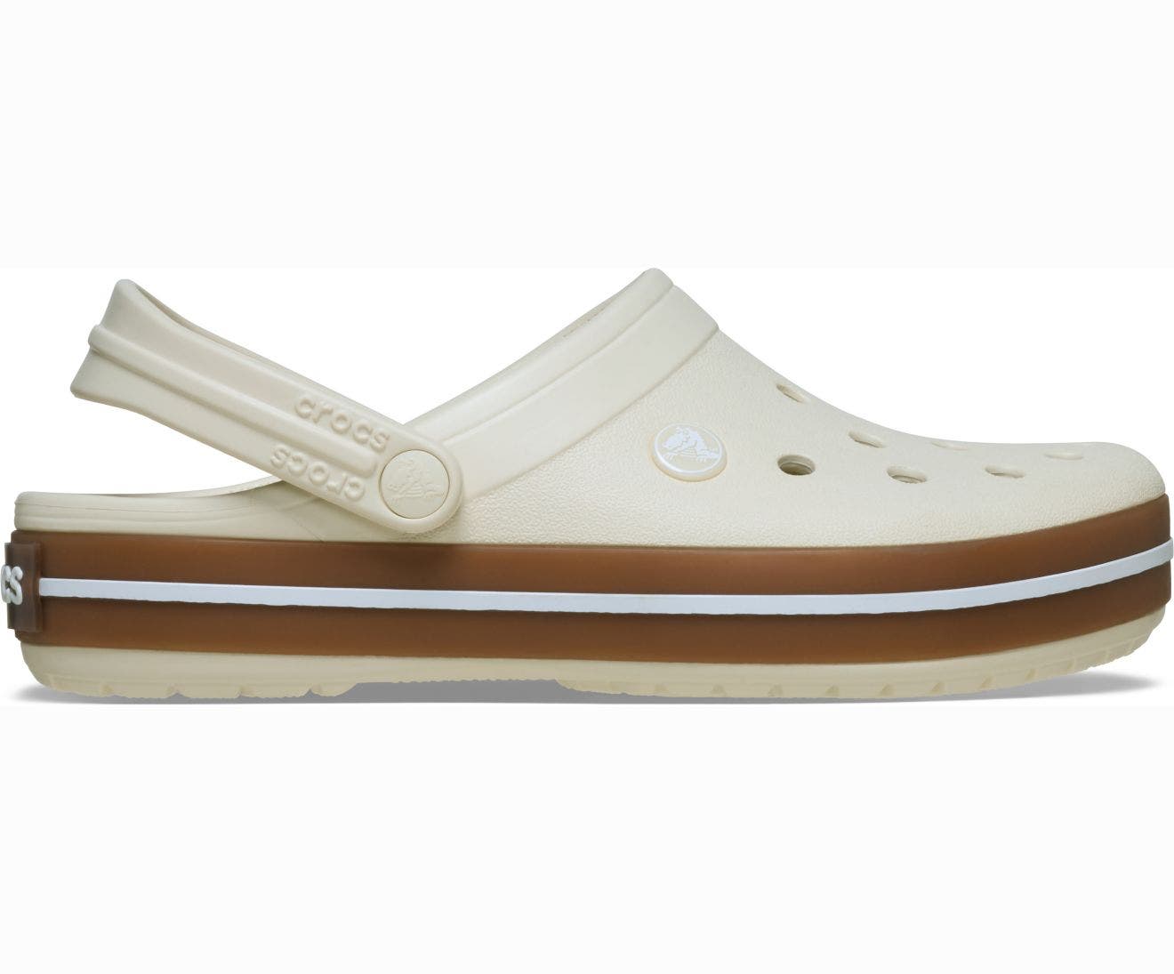 Crocband Gum Summit White Unisex Clog