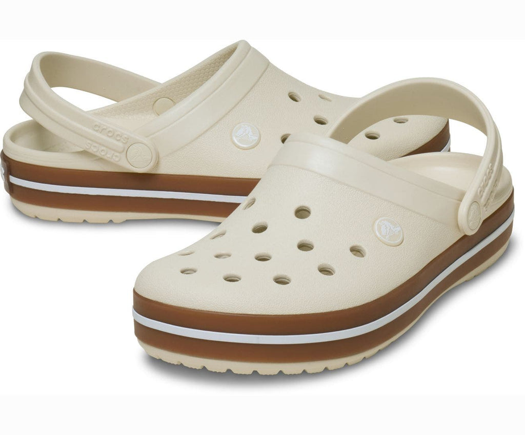 Crocband Gum Summit White Unisex Clog