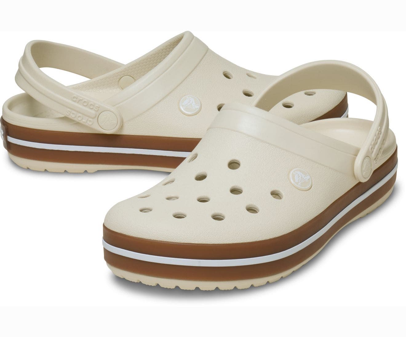 Crocband Gum Summit White Unisex Clog