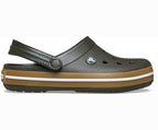 Crocband Gum Deep Olive Unisex Clog