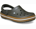 Crocband Gum Deep Olive Unisex Clog