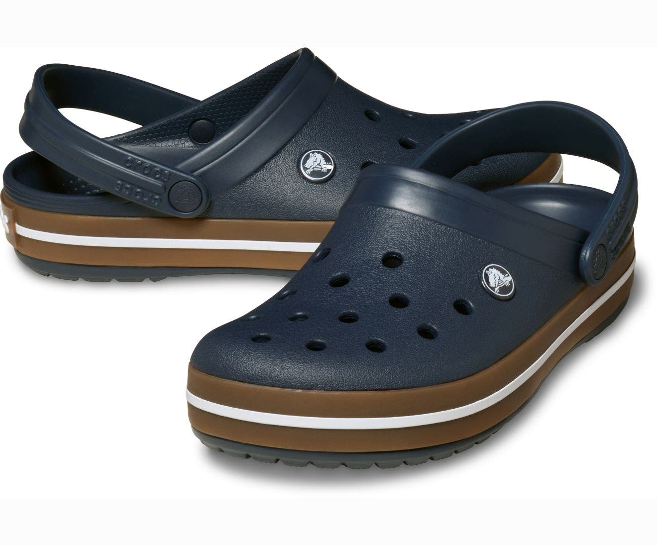 Crocband Gum Navy Unisex Clog