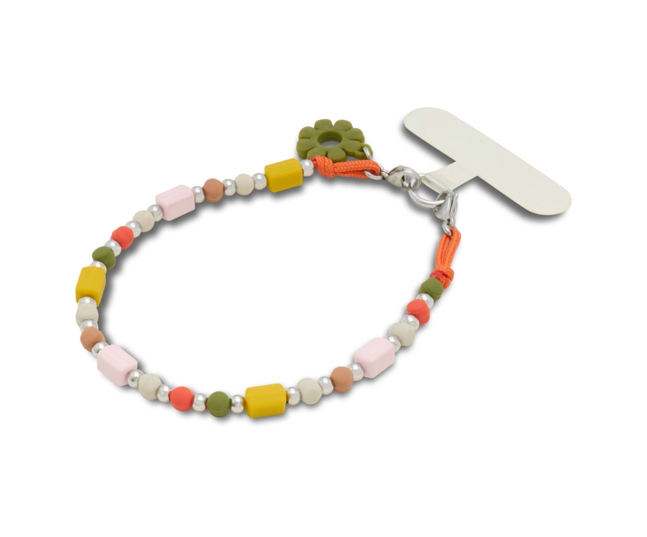 Crafted Bead Phone Chain Multi