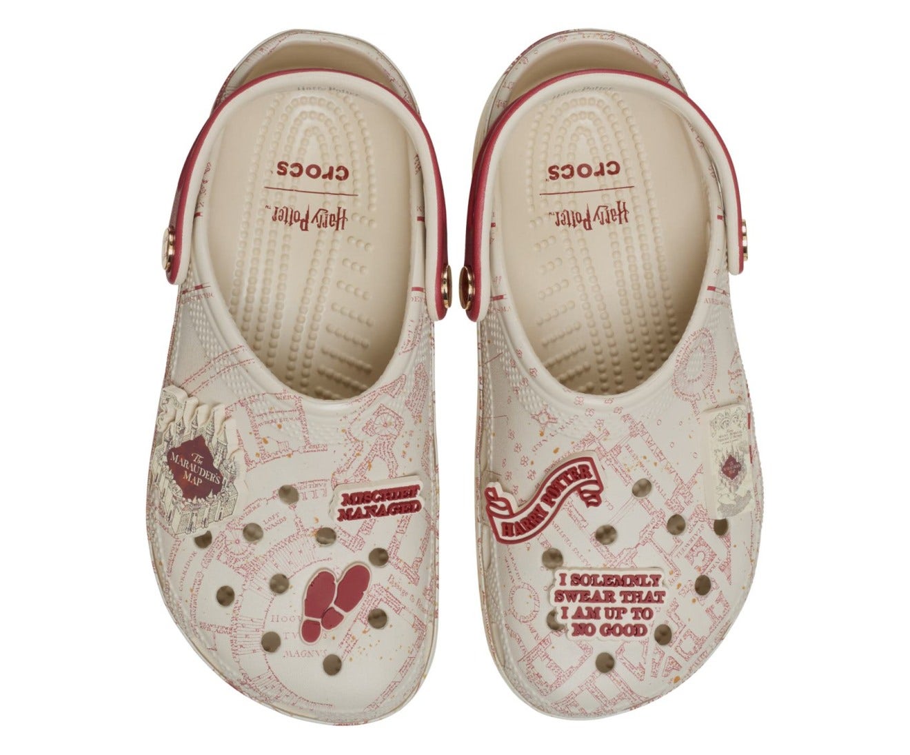 Harry Potter Mrudes Map Classic Multi Unisex Clog