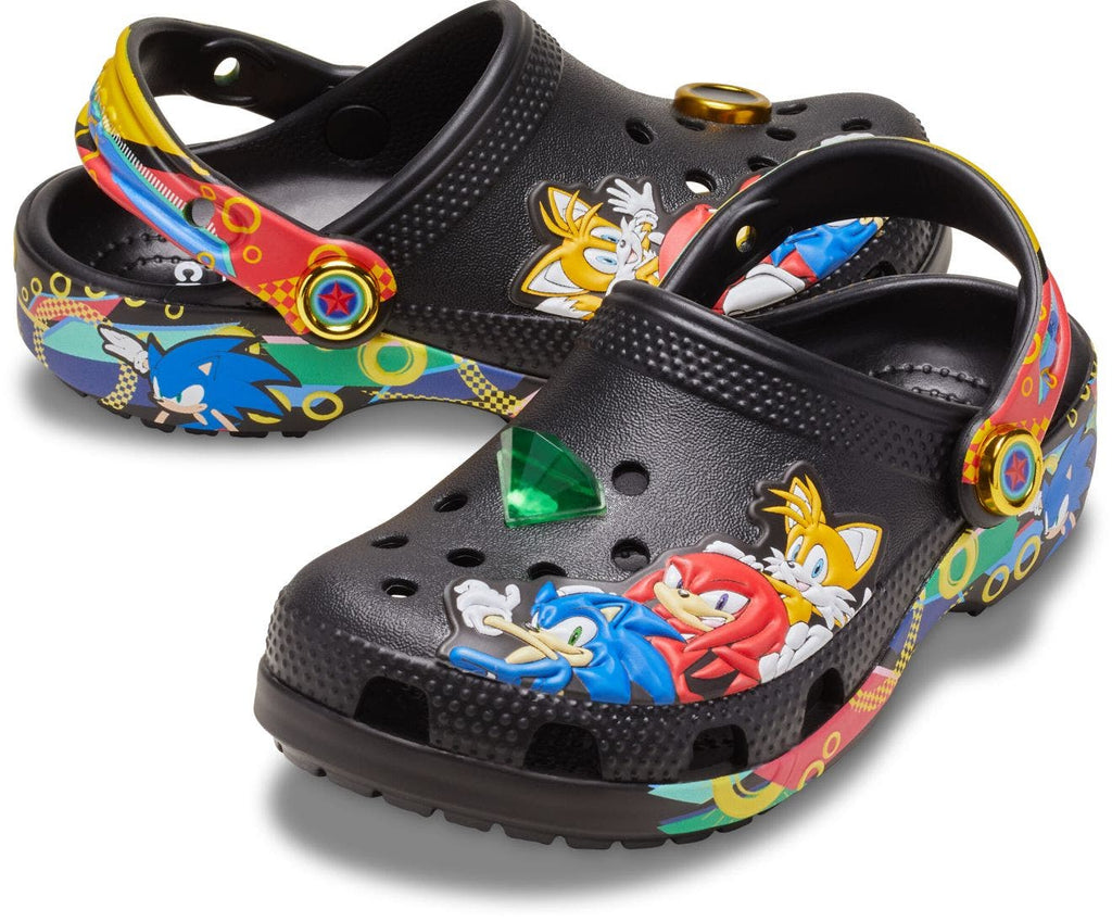 Sonic Multi Print Classic Multi Toddler Clog 