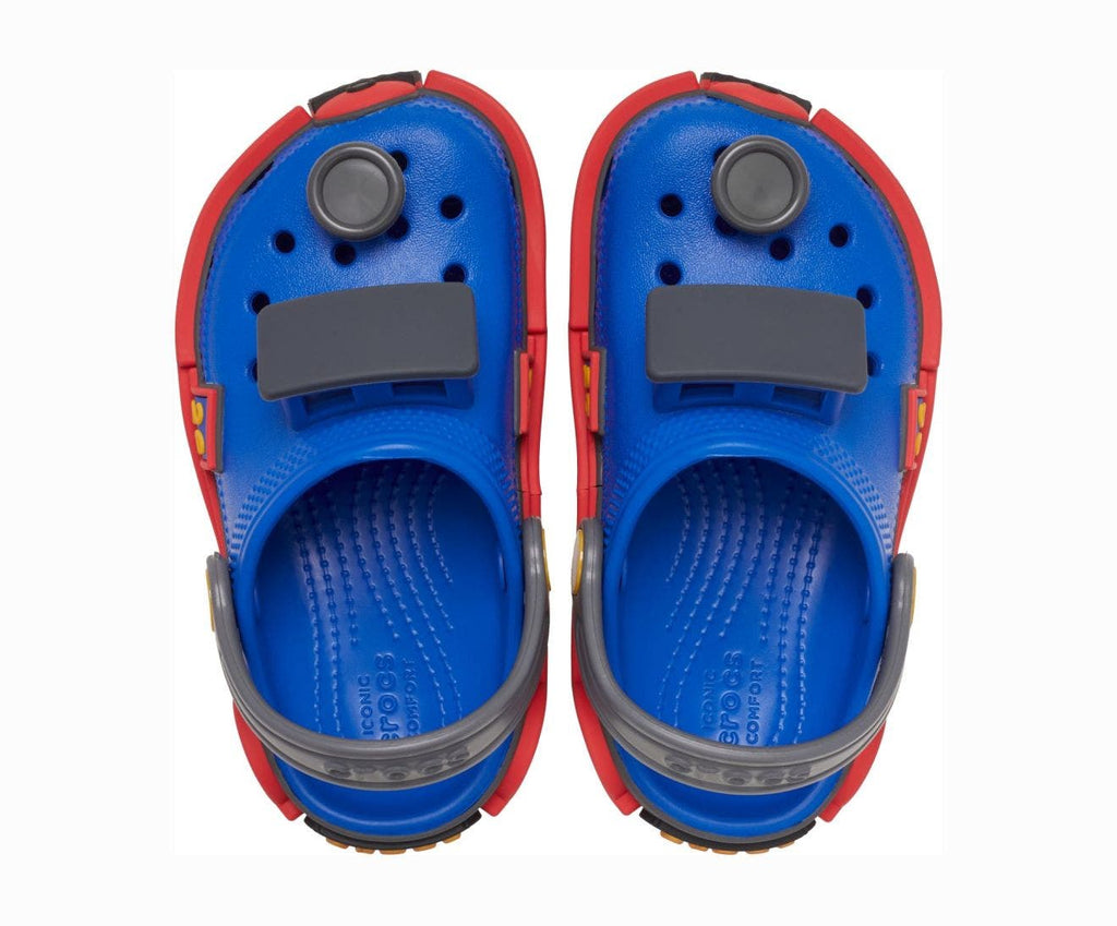 Classic IAM Train Blue Bolt/Carbon Toddler Clog