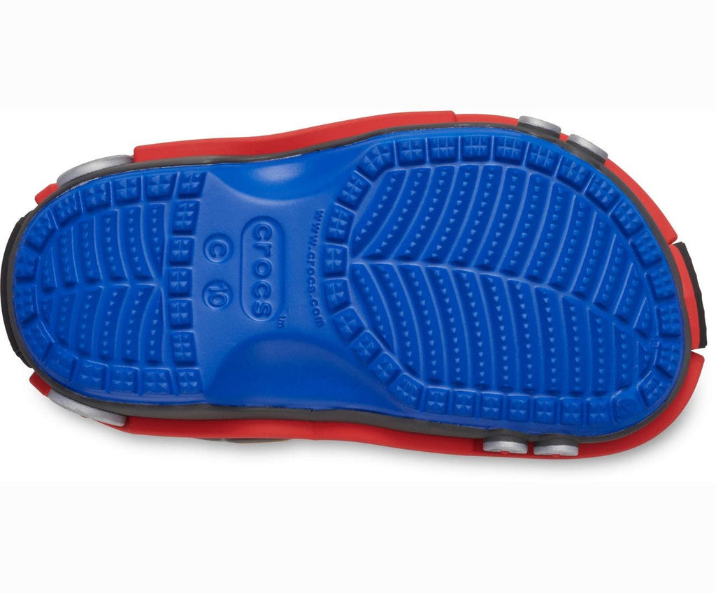 Classic IAM Train Blue Bolt/Carbon Toddler Clog