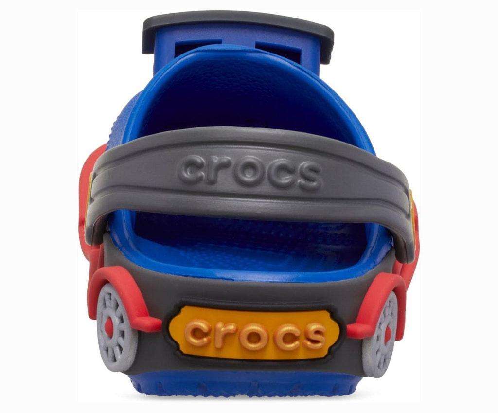 Classic IAM Train Blue Bolt/Carbon Toddler Clog