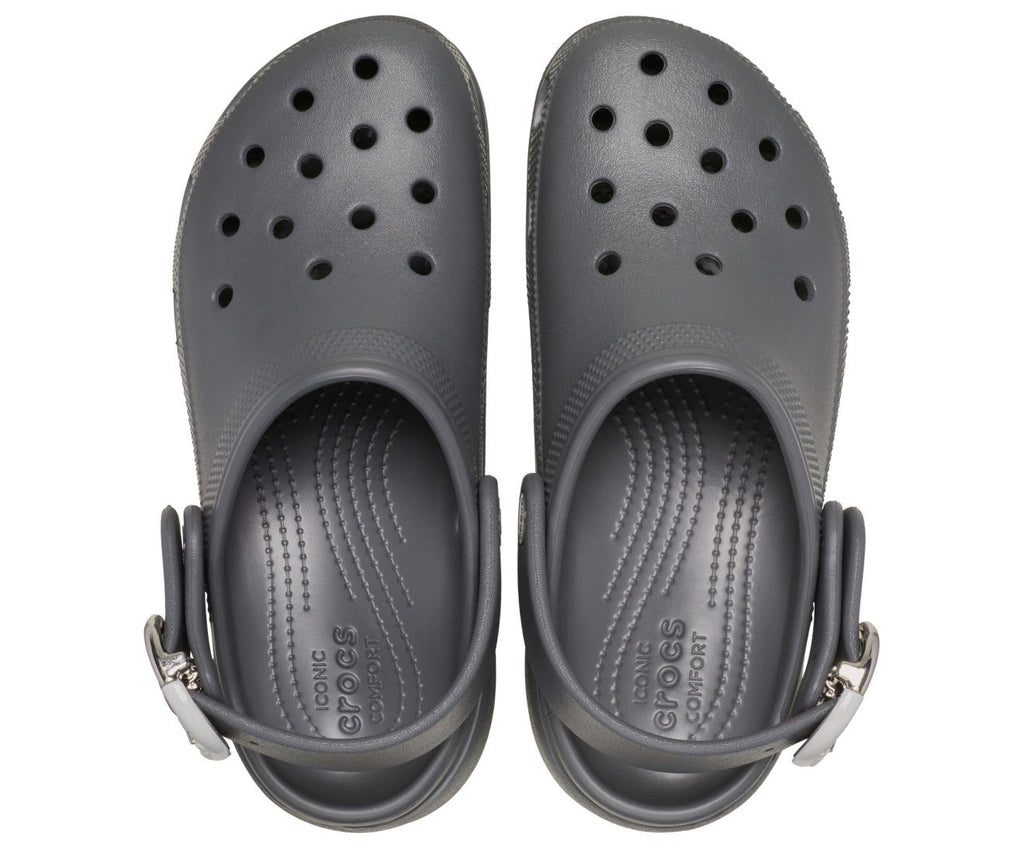 Classic Platform Dipped Buckle Carbon Women Clog