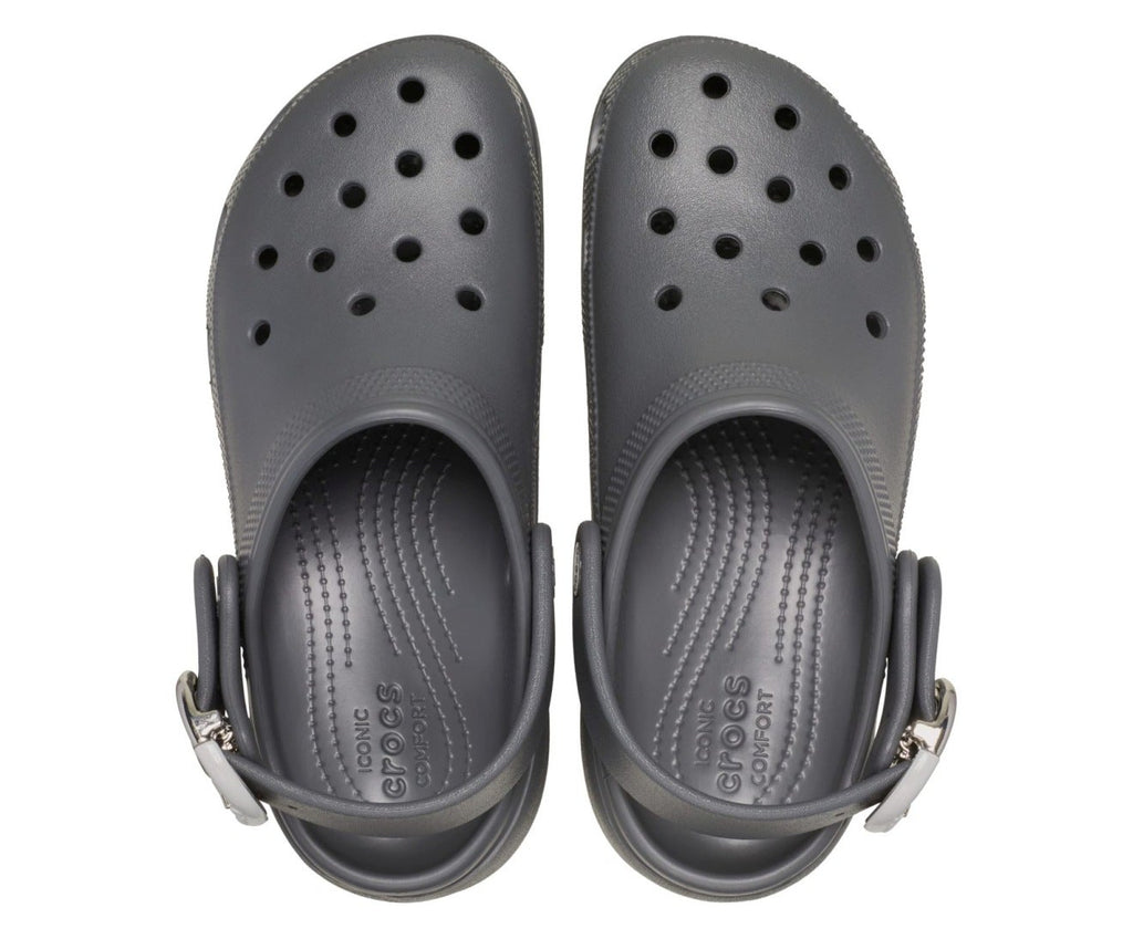 Classic Platform Dipped Buckle Carbon Women Clog