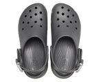 Classic Platform Dipped Buckle Carbon Women Clog
