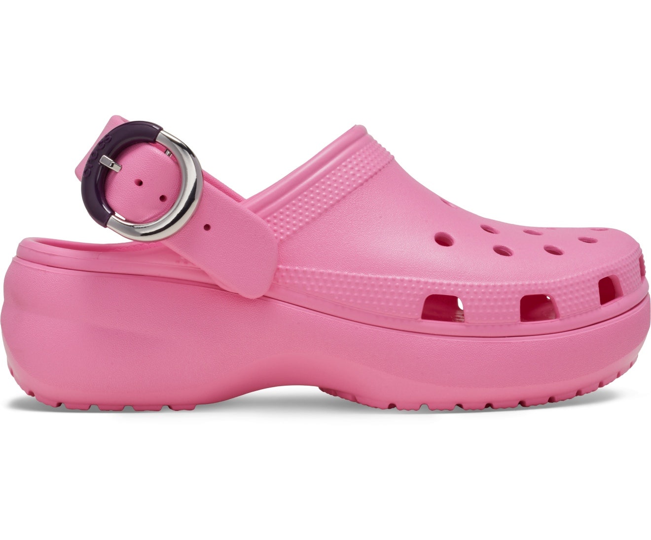 Classic Platform Buckle Pink Lemonade Women Clog