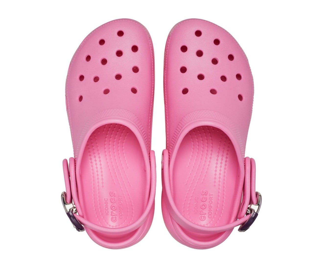 Classic Platform Buckle Pink Lemonade Women Clog