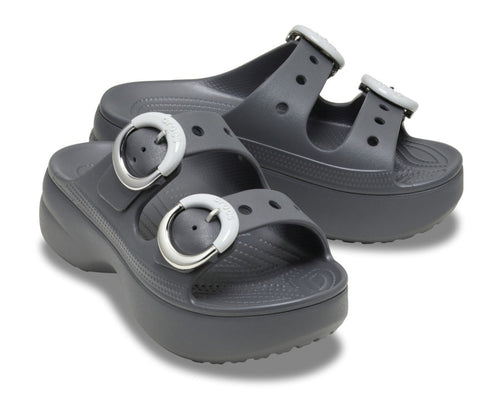 Saturday Platform Dipped Buckle Carbon Women Sandal