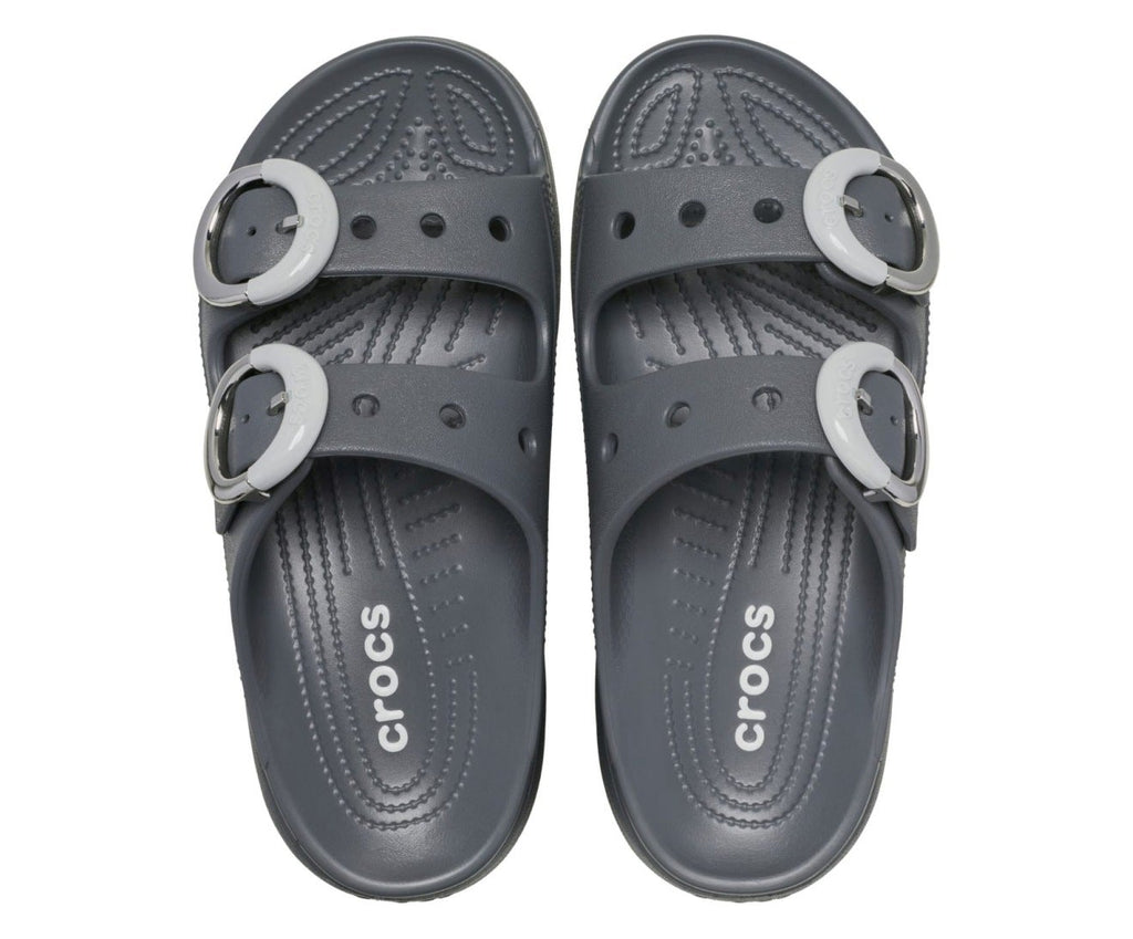 Saturday Platform Dipped Buckle Carbon Women Sandal