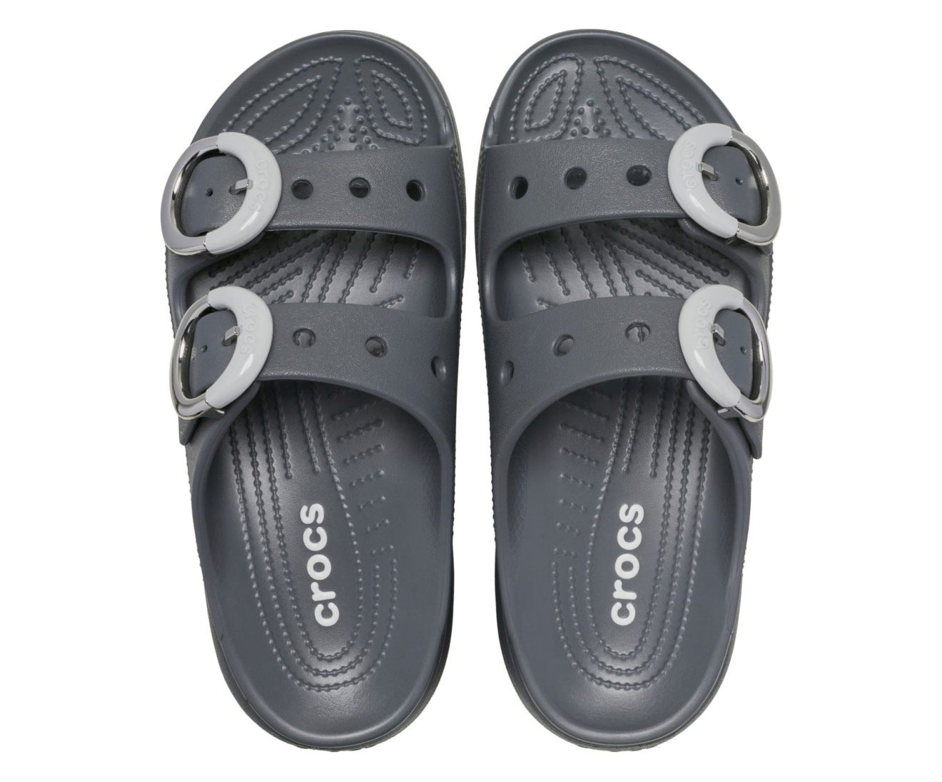 Saturday Platform Dipped Buckle Carbon Women Sandal