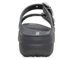 Saturday Platform Dipped Buckle Carbon Women Sandal