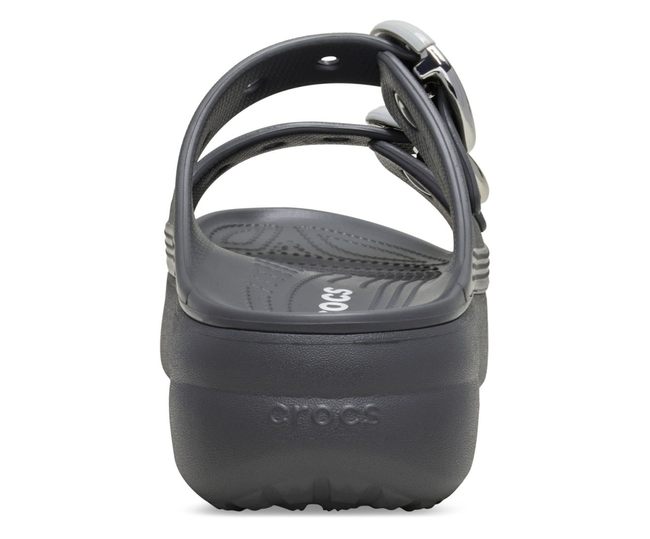 Saturday Platform Dipped Buckle Carbon Women Sandal