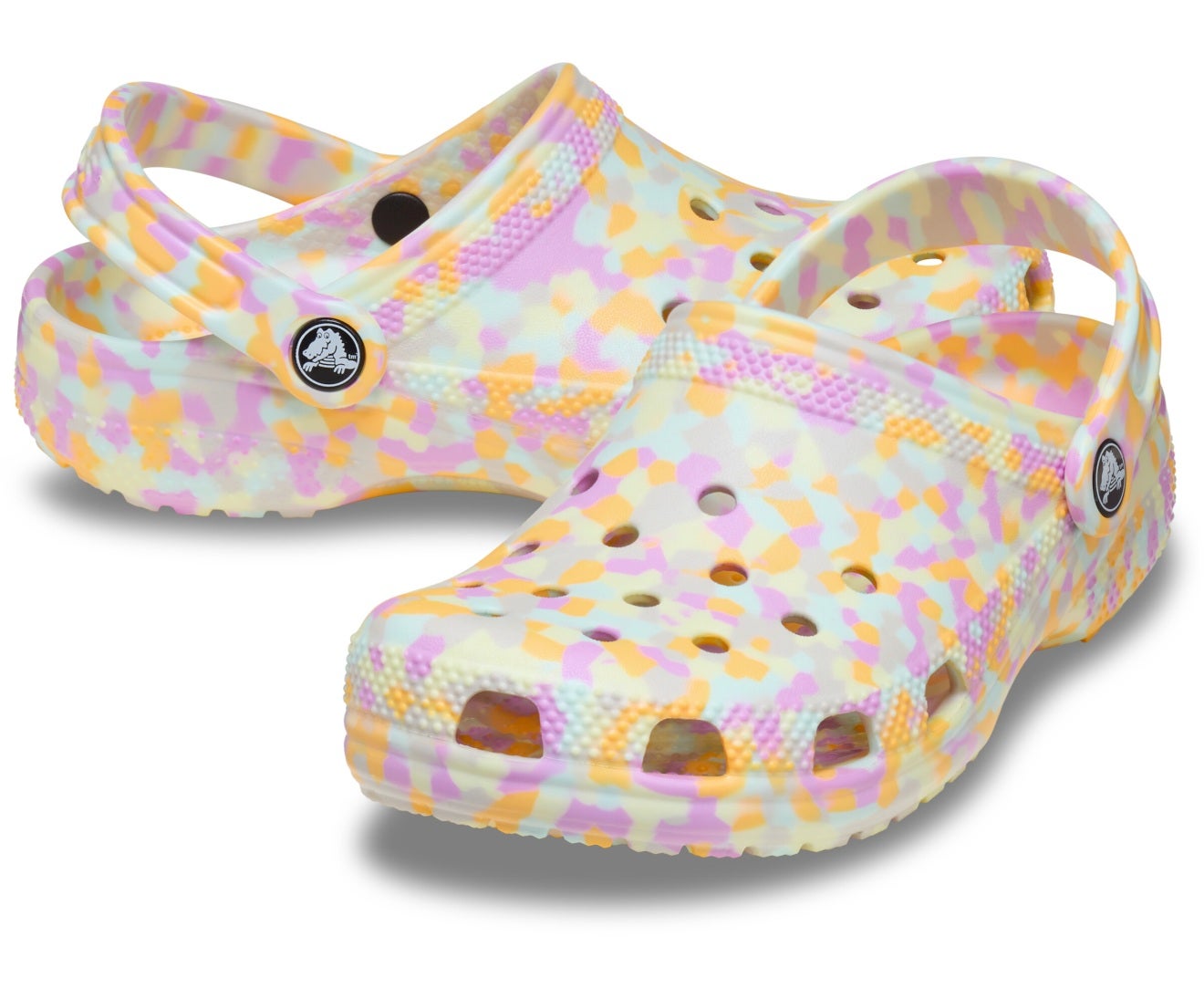Classic Glow Confetti Multi Glow Kids Clog