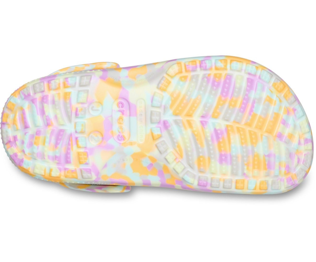 Classic Glow Confetti Multi Glow Kids Clog
