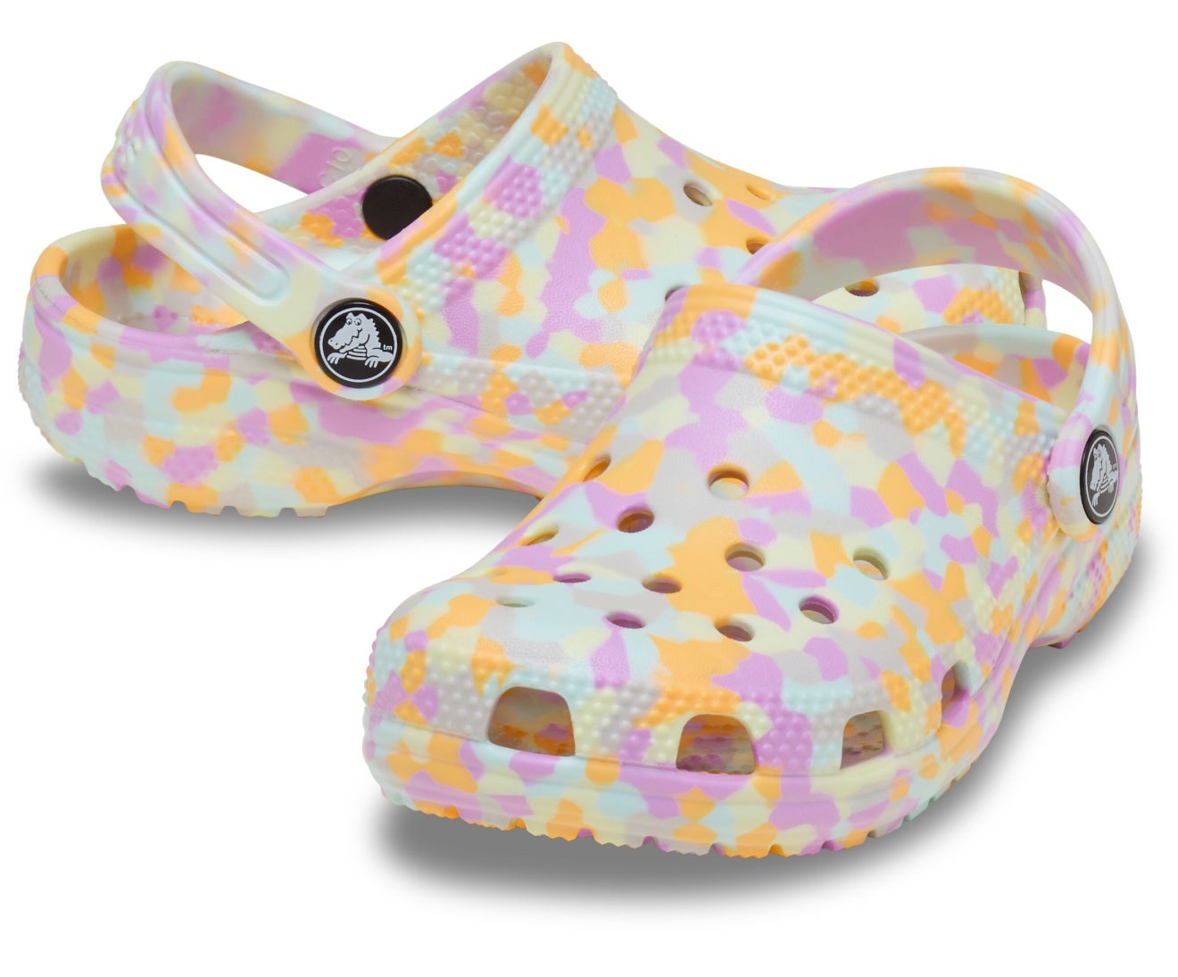 Classic Glow Confetti Multi Glow Toddler Clog