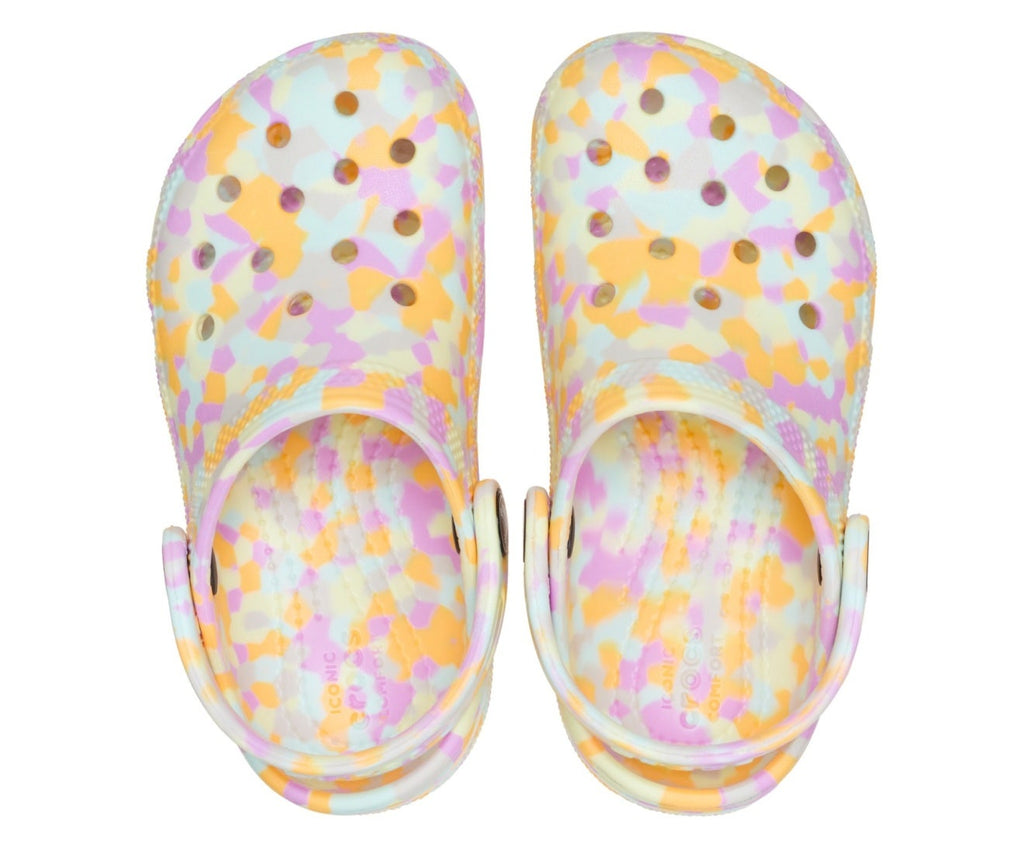 Classic Glow Confetti Multi Glow Toddler Clog