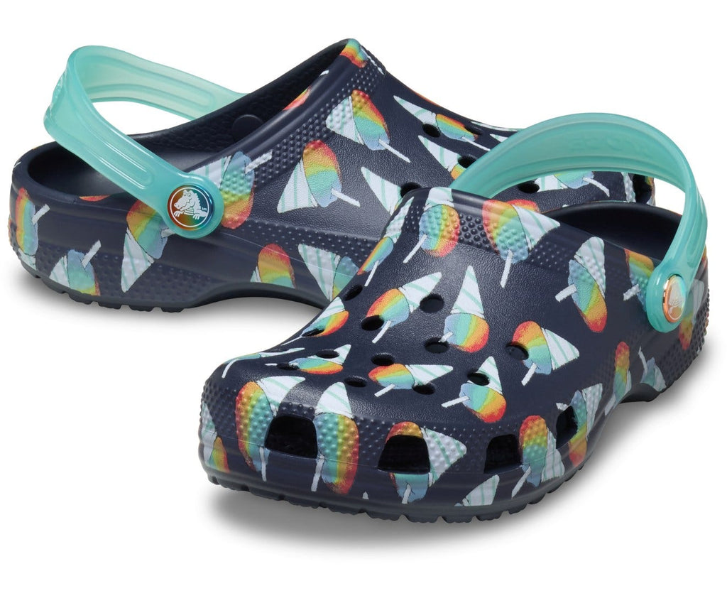 Classic Snow Cone Navy Kids Clog