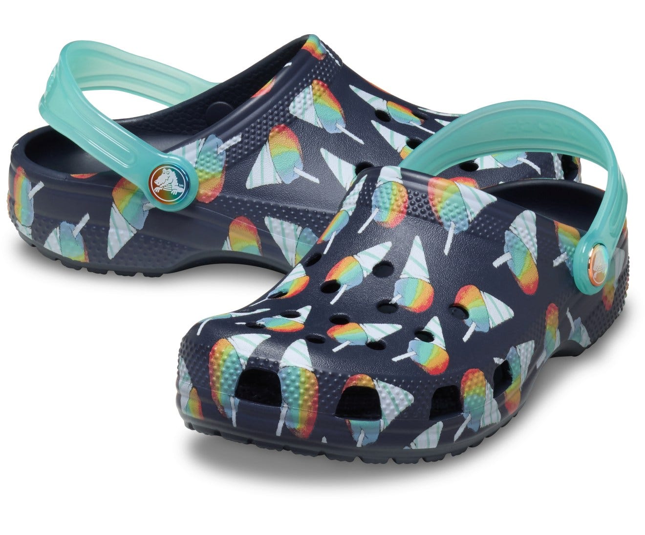 Classic Snow Cone Navy Kids Clog