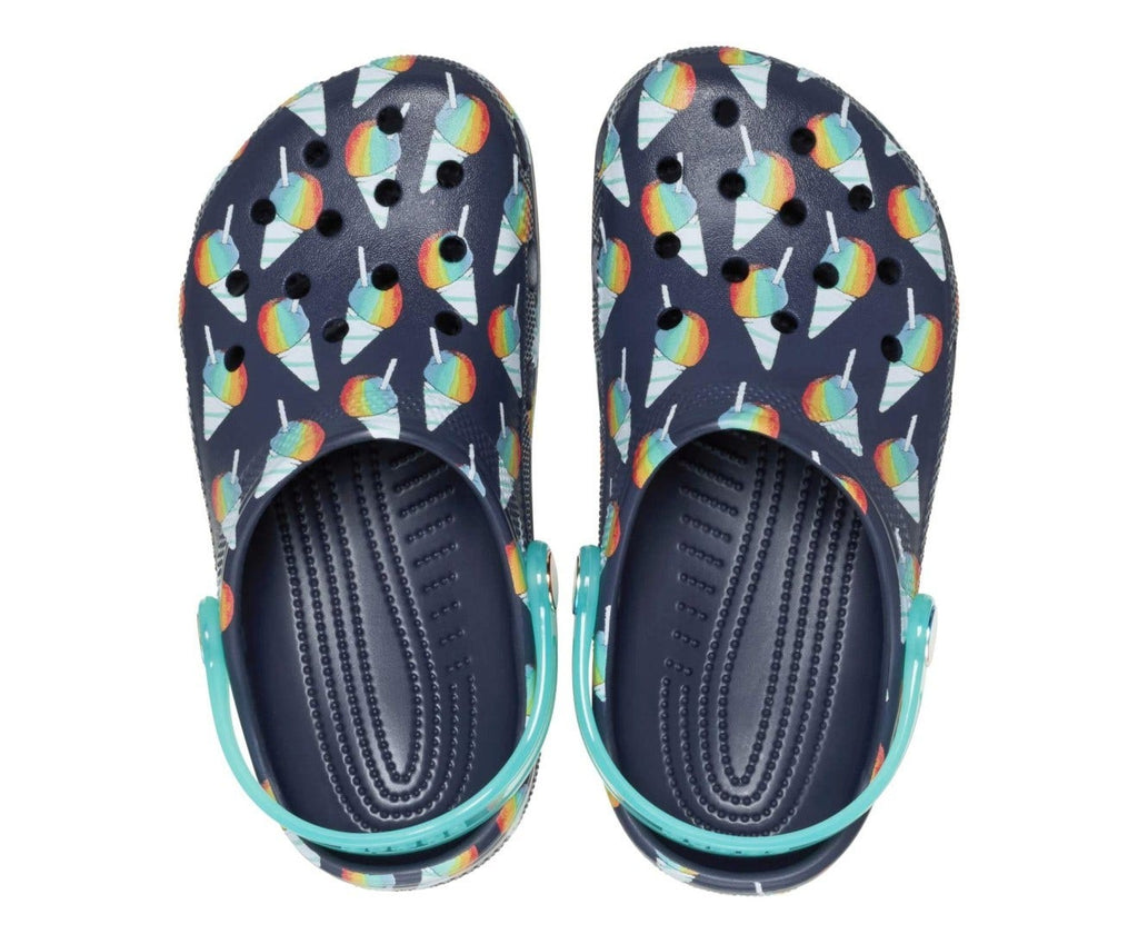 Classic Snow Cone Navy Kids Clog