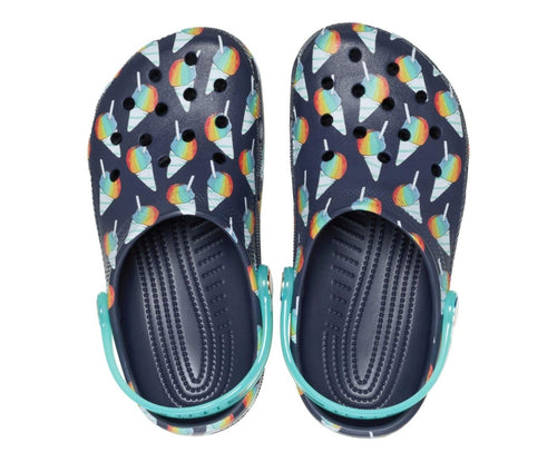 Classic Snow Cone Navy Kids Clog