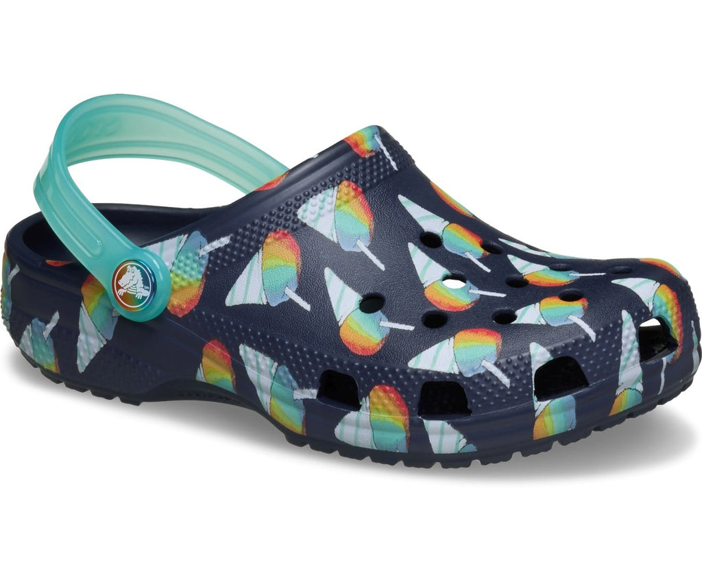 Classic Snow Cone Navy Kids Clog