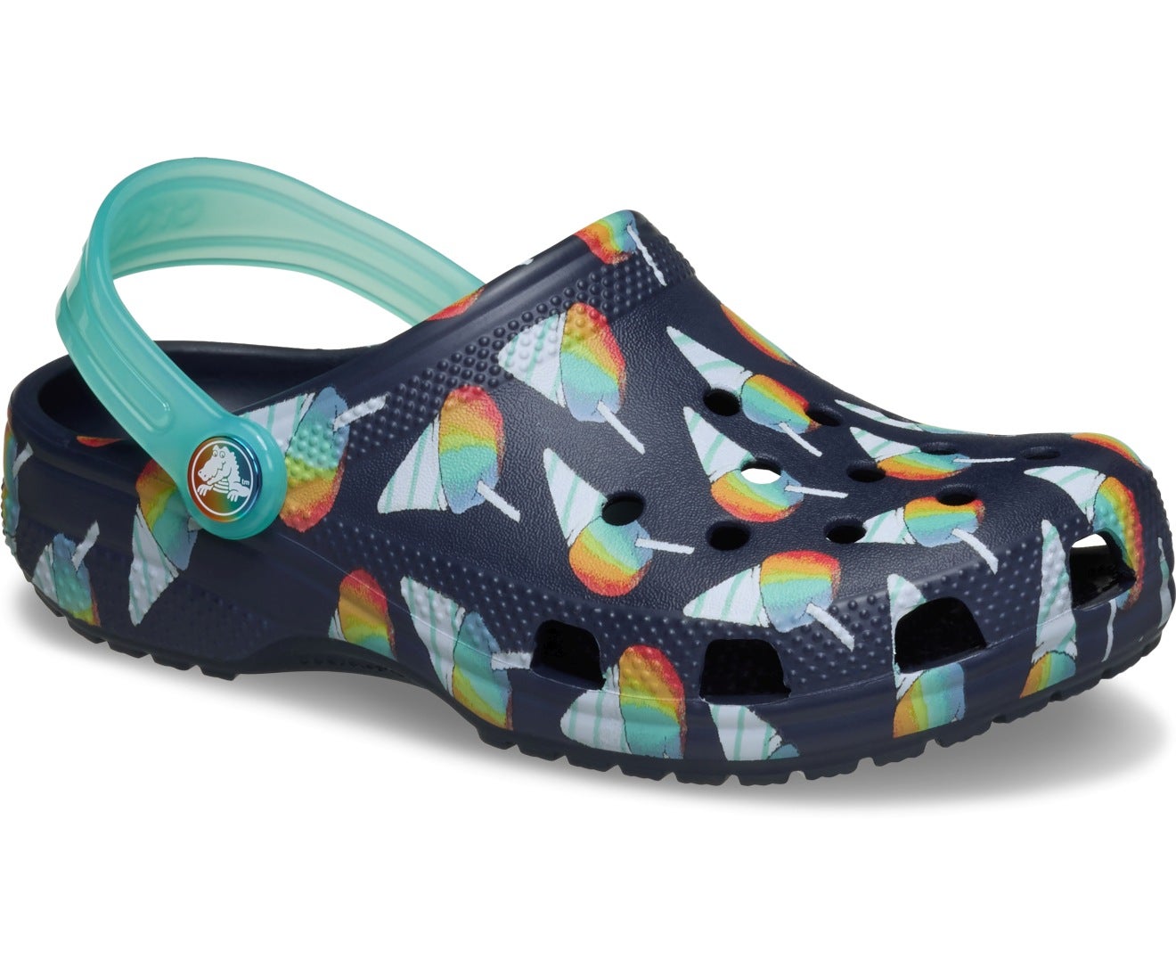 Classic Snow Cone Navy Kids Clog