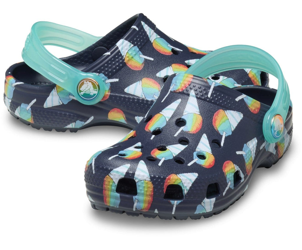 Classic Snow Cone Navy Toddler Clog