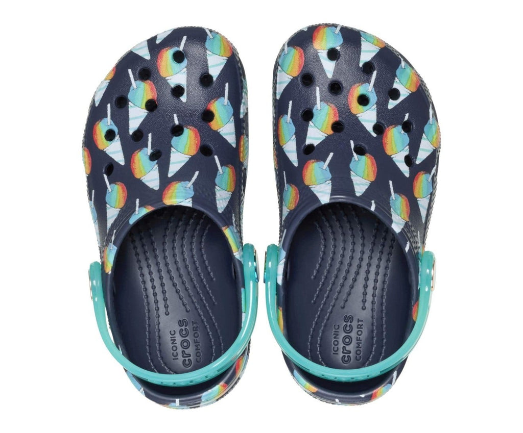 Classic Snow Cone Navy Toddler Clog