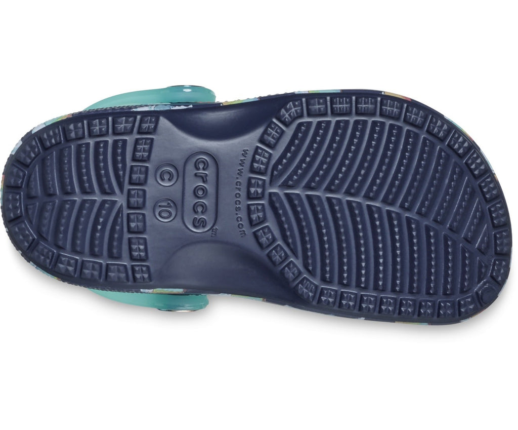 Classic Snow Cone Navy Toddler Clog