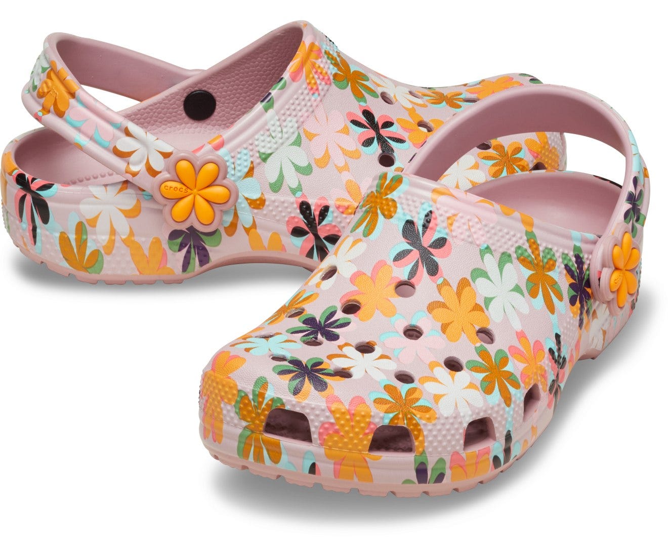 Classic Retro Summer Mauve Kids Clog